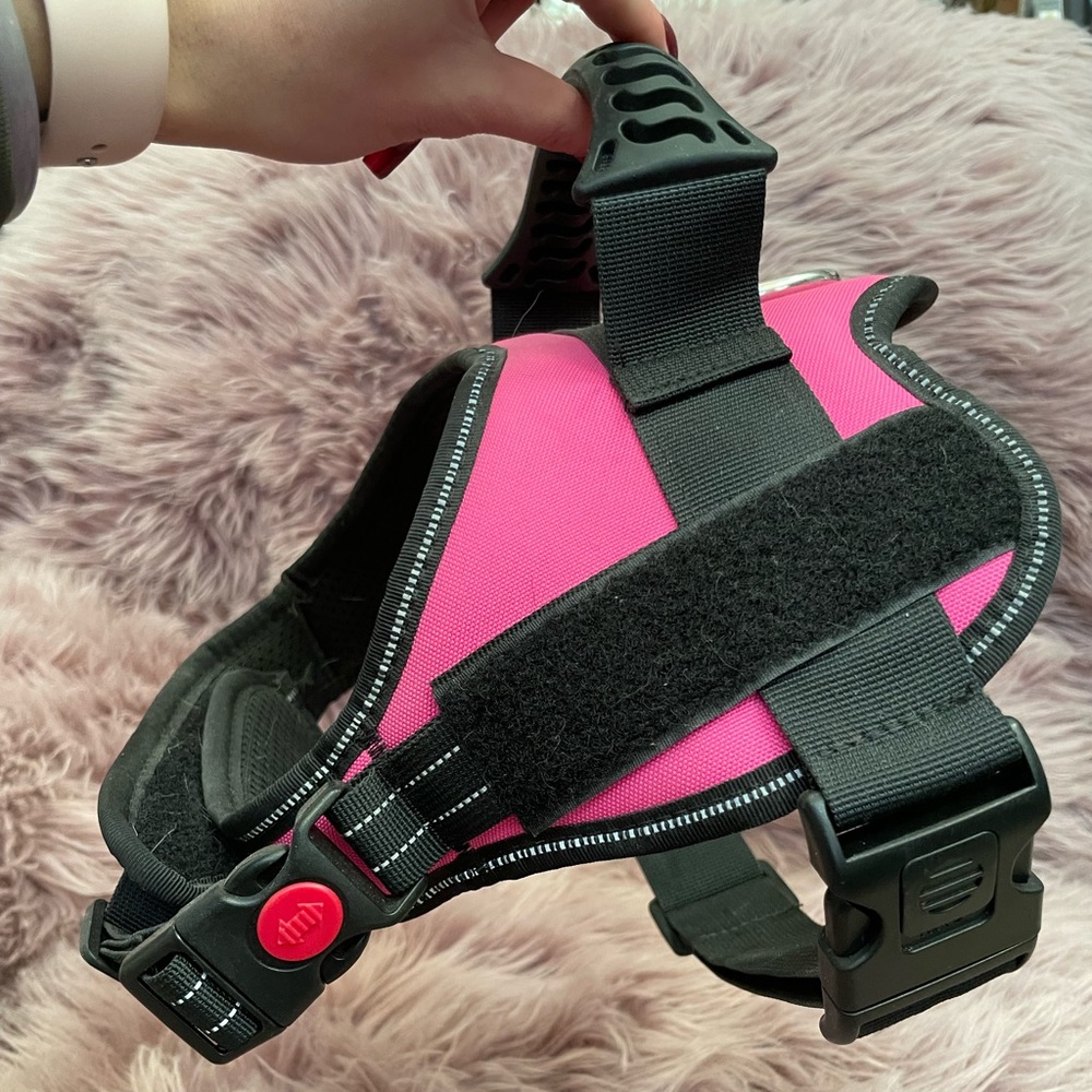 Pink No Pull Dog Harness
